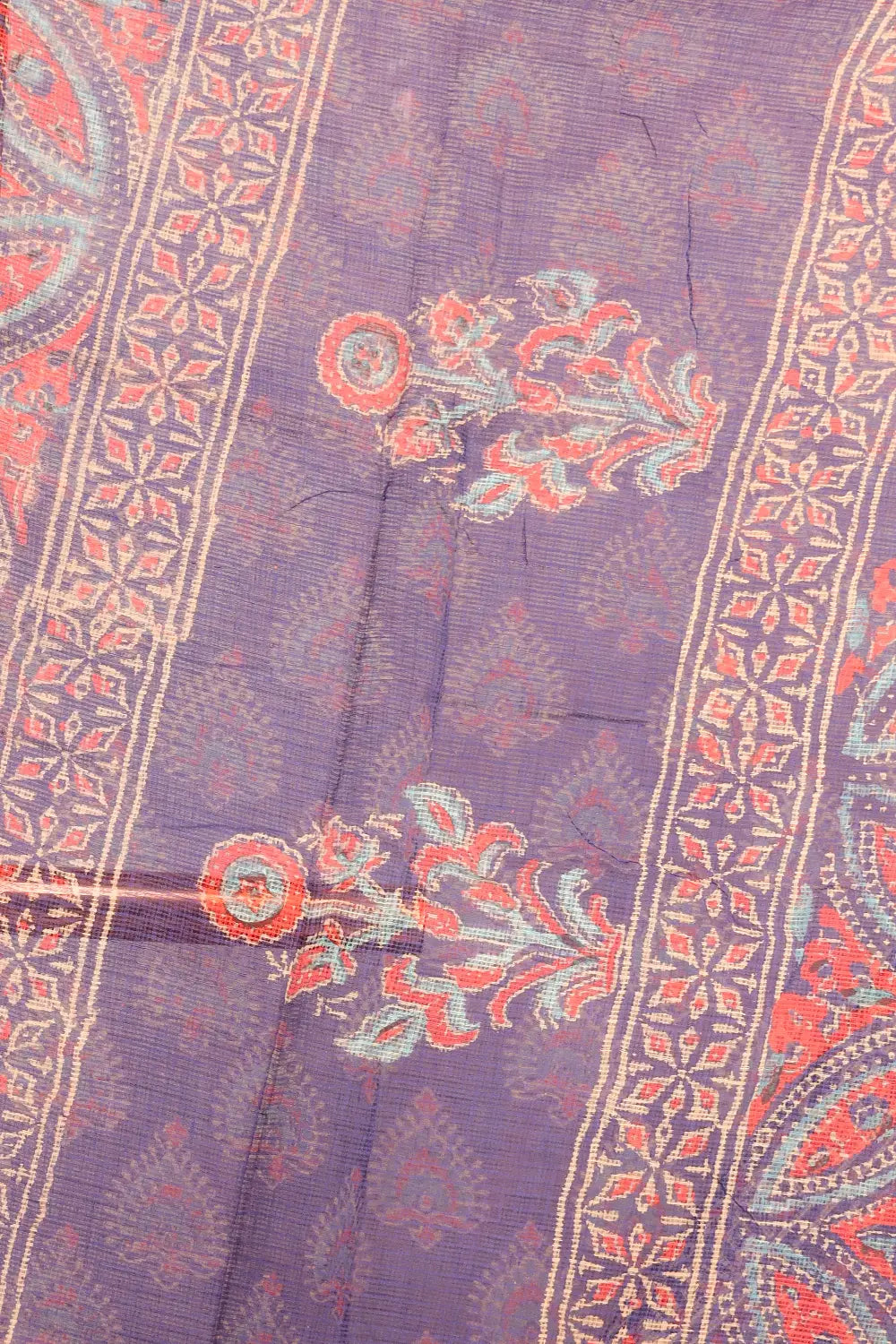 Indigo Cotton Kota Saree