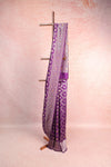 Violet Tussar Banarasi Saree