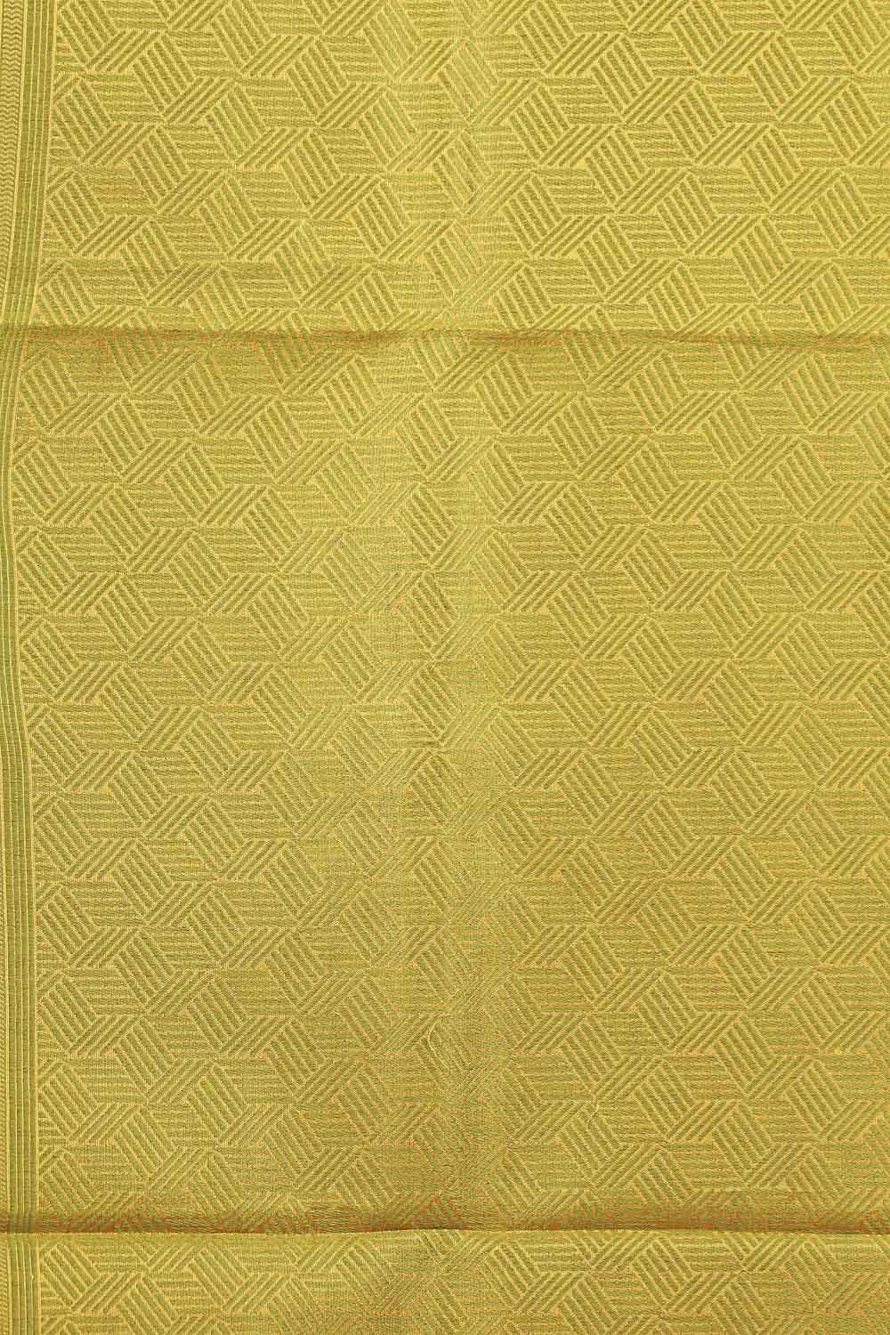 Yellow Semi Jute Saree - Seematti