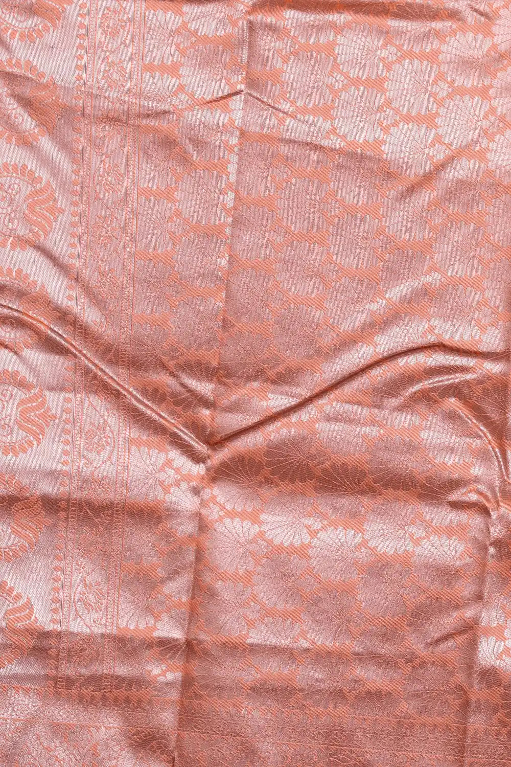 Light Brown Semi Silk Saree