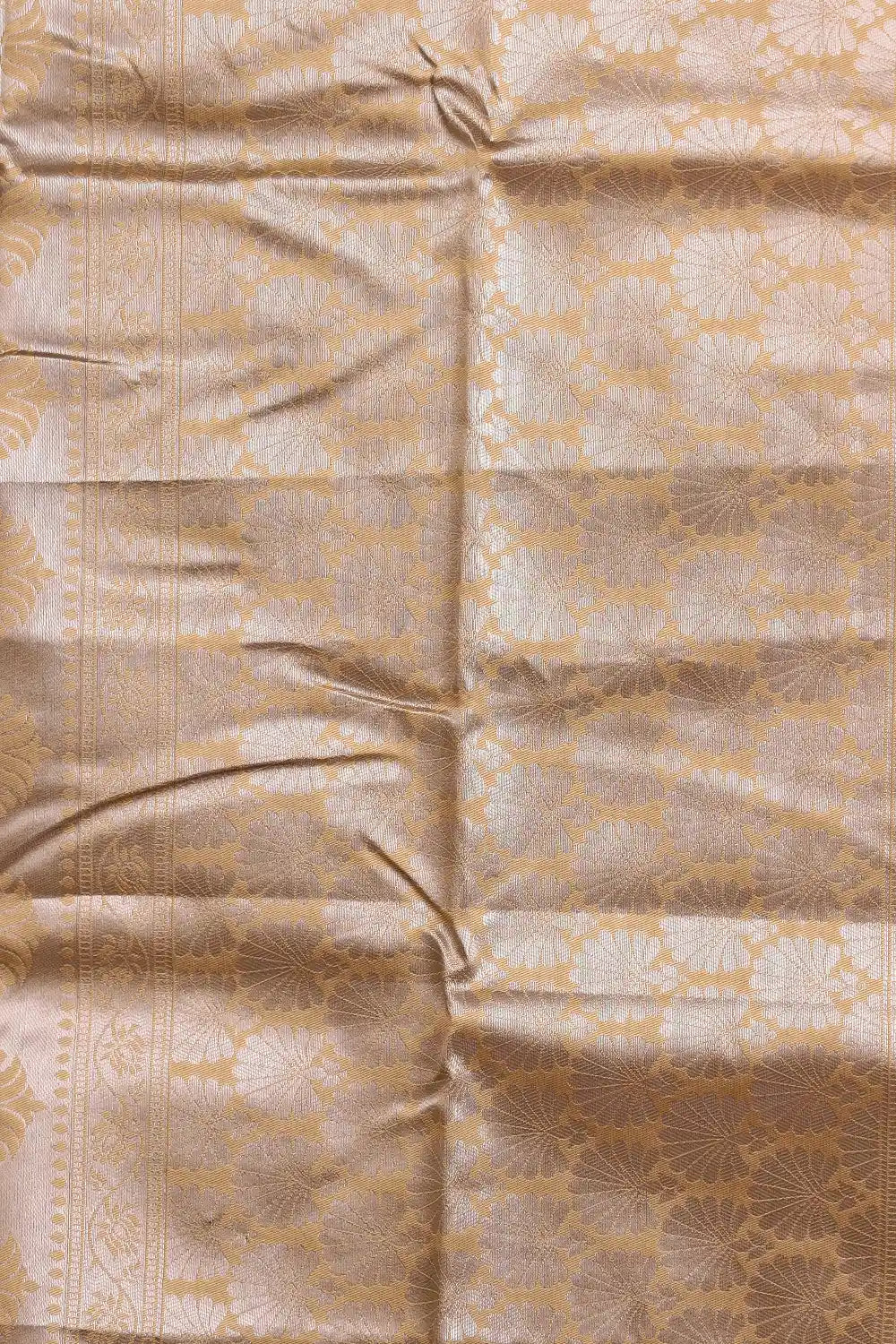 Chikku Colour Semi Silk Saree