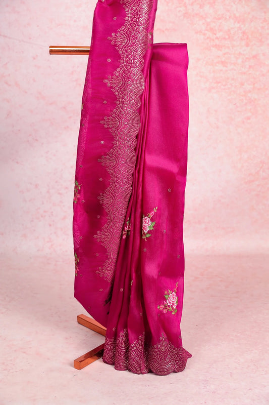 Vadamulla Colour Tissue Organza Saree