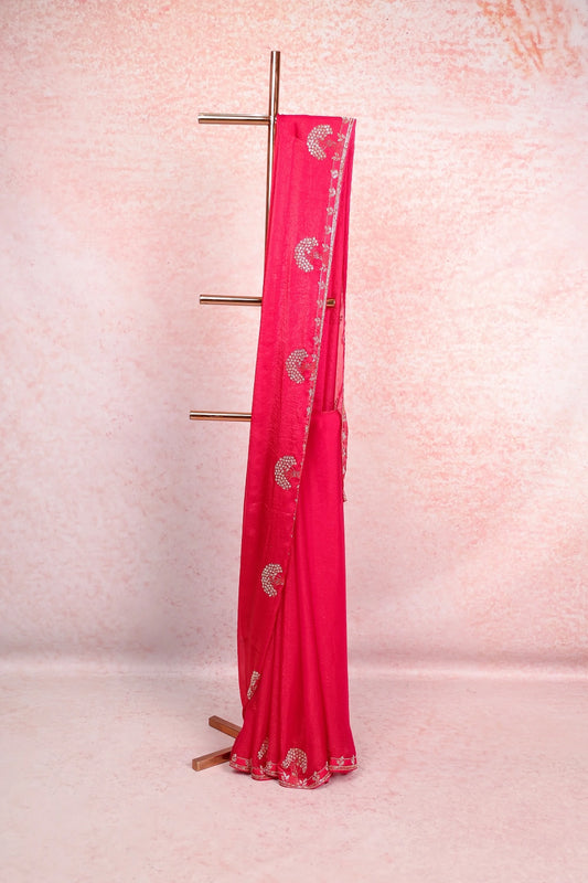 Red Organza Saree