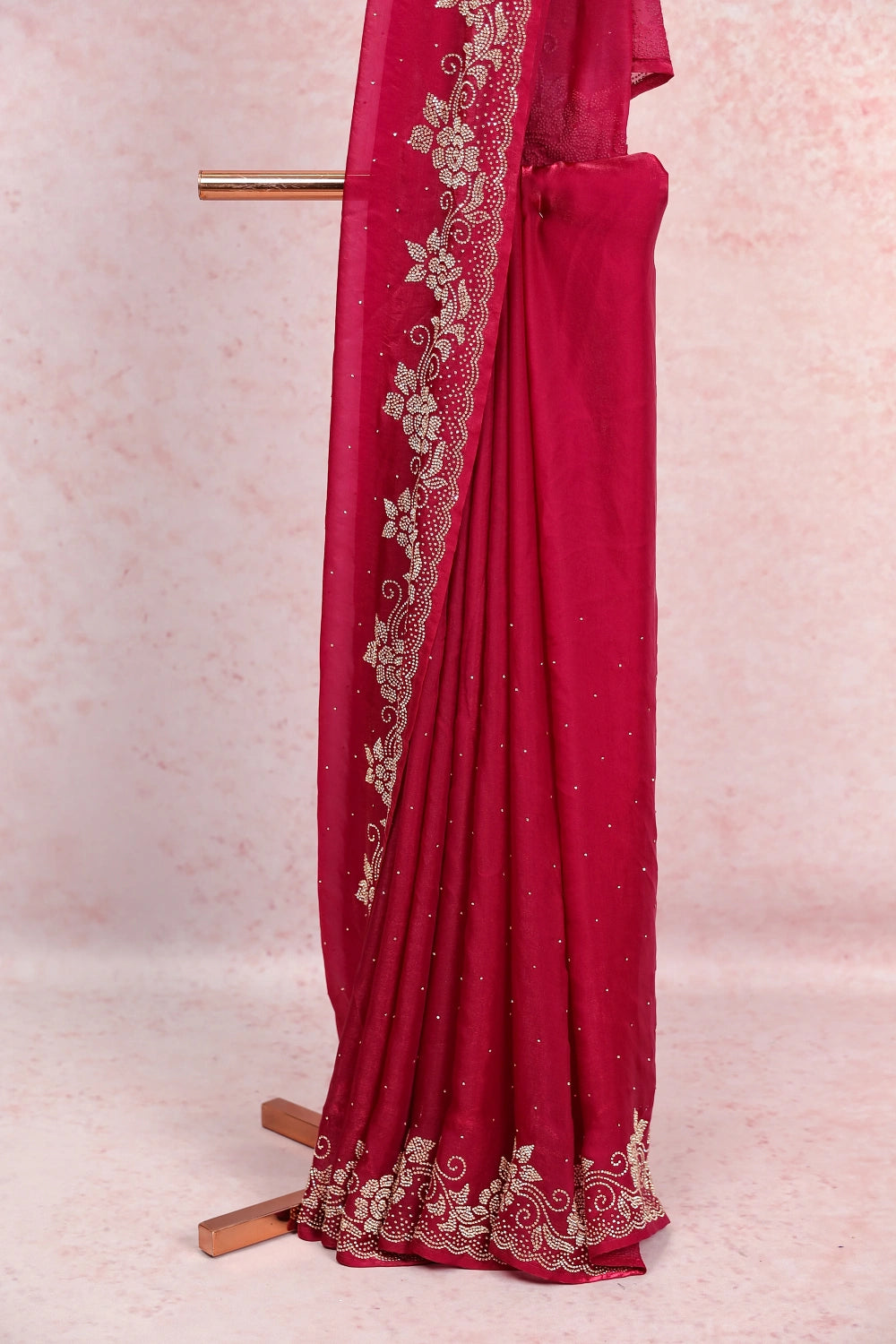 Purple Organza Saree