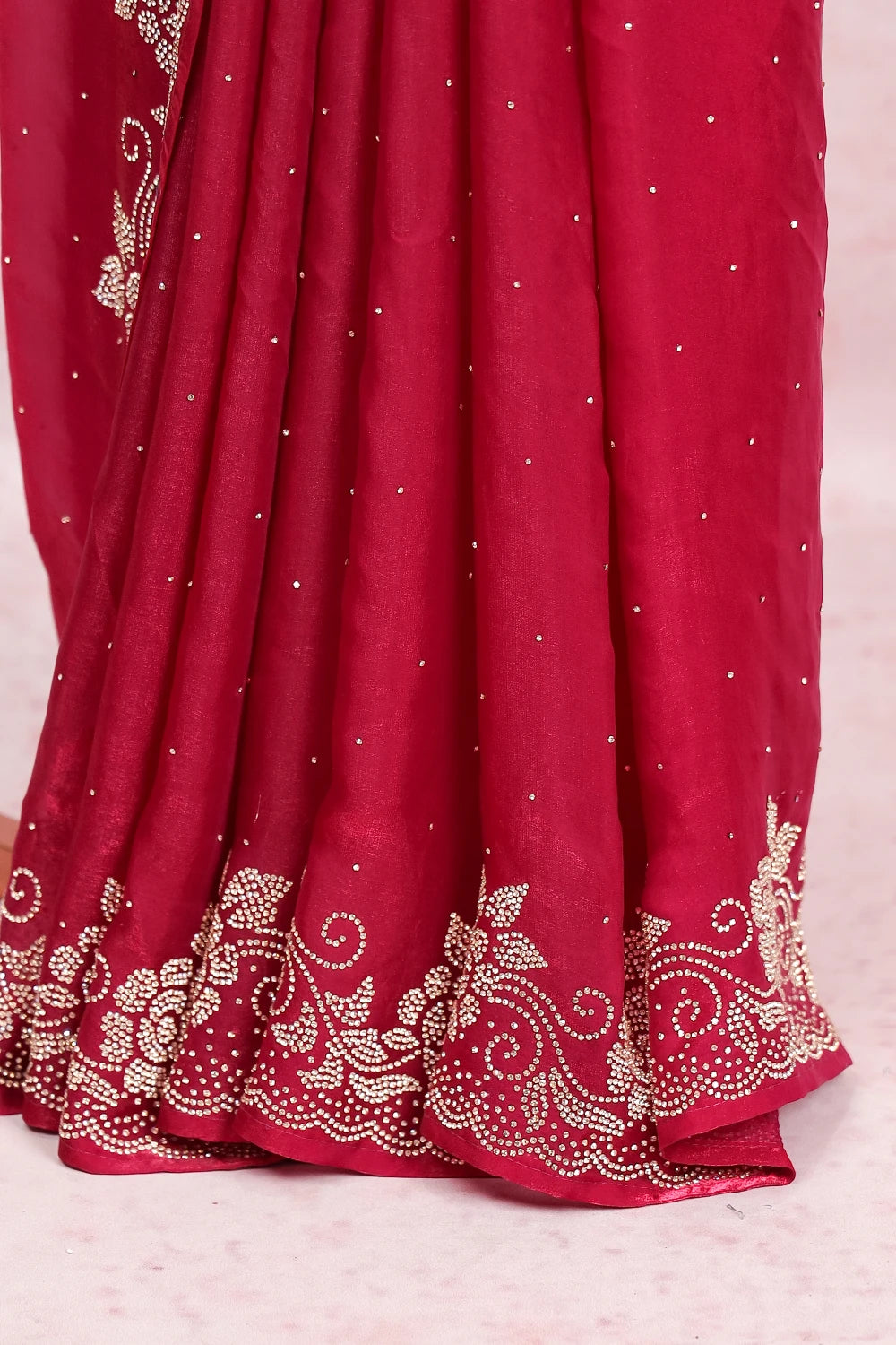Purple Organza Saree
