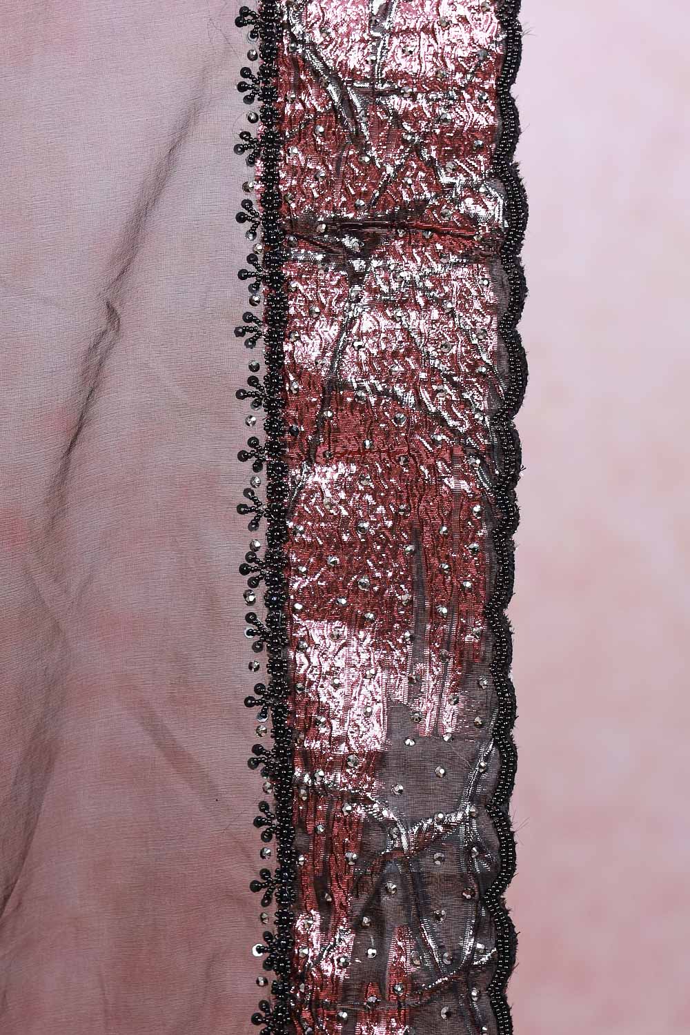 Black Organza Saree