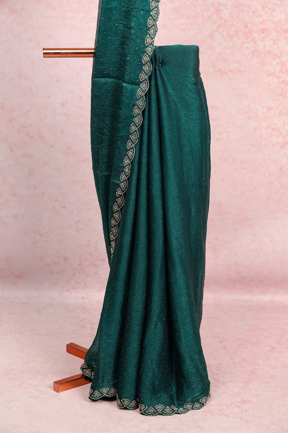 Green Organza Saree