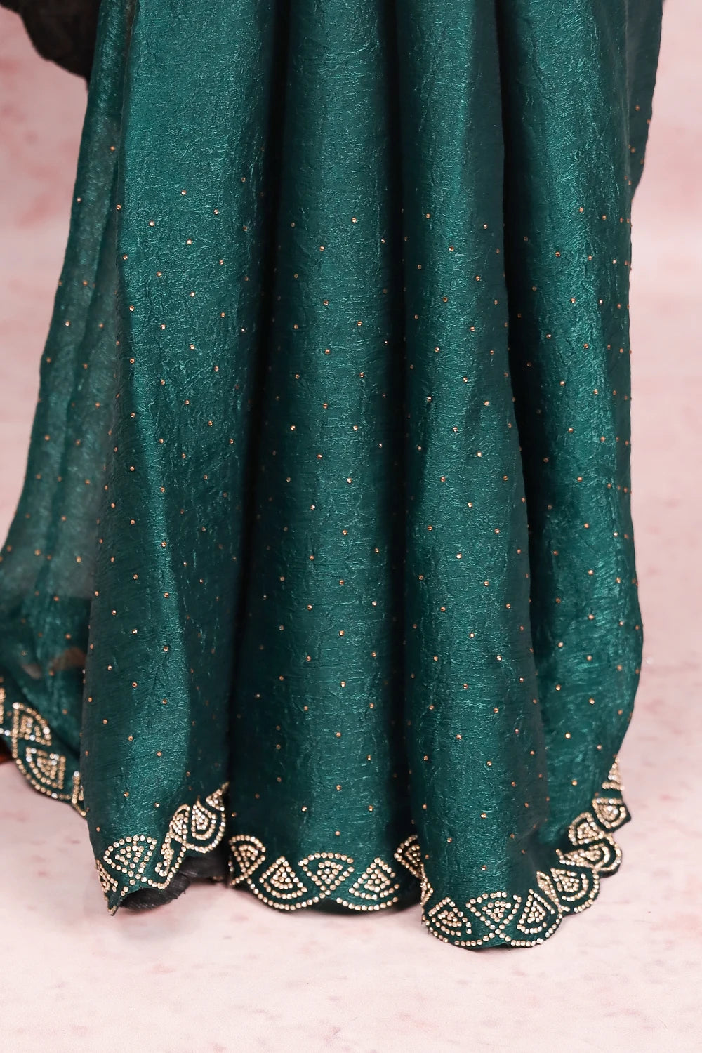 Green Organza Saree