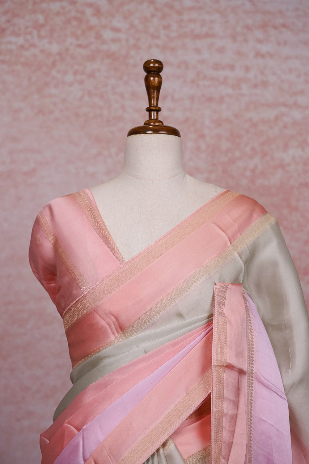 Multi Color Semi Banarasi Saree