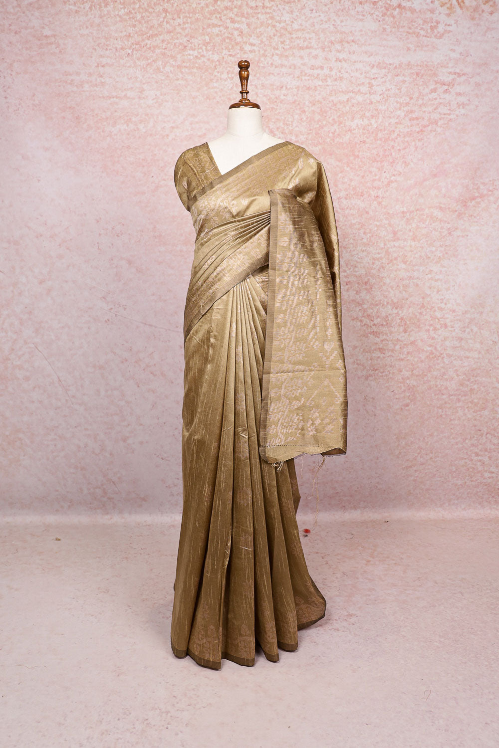 Gold Semi Silk Saree