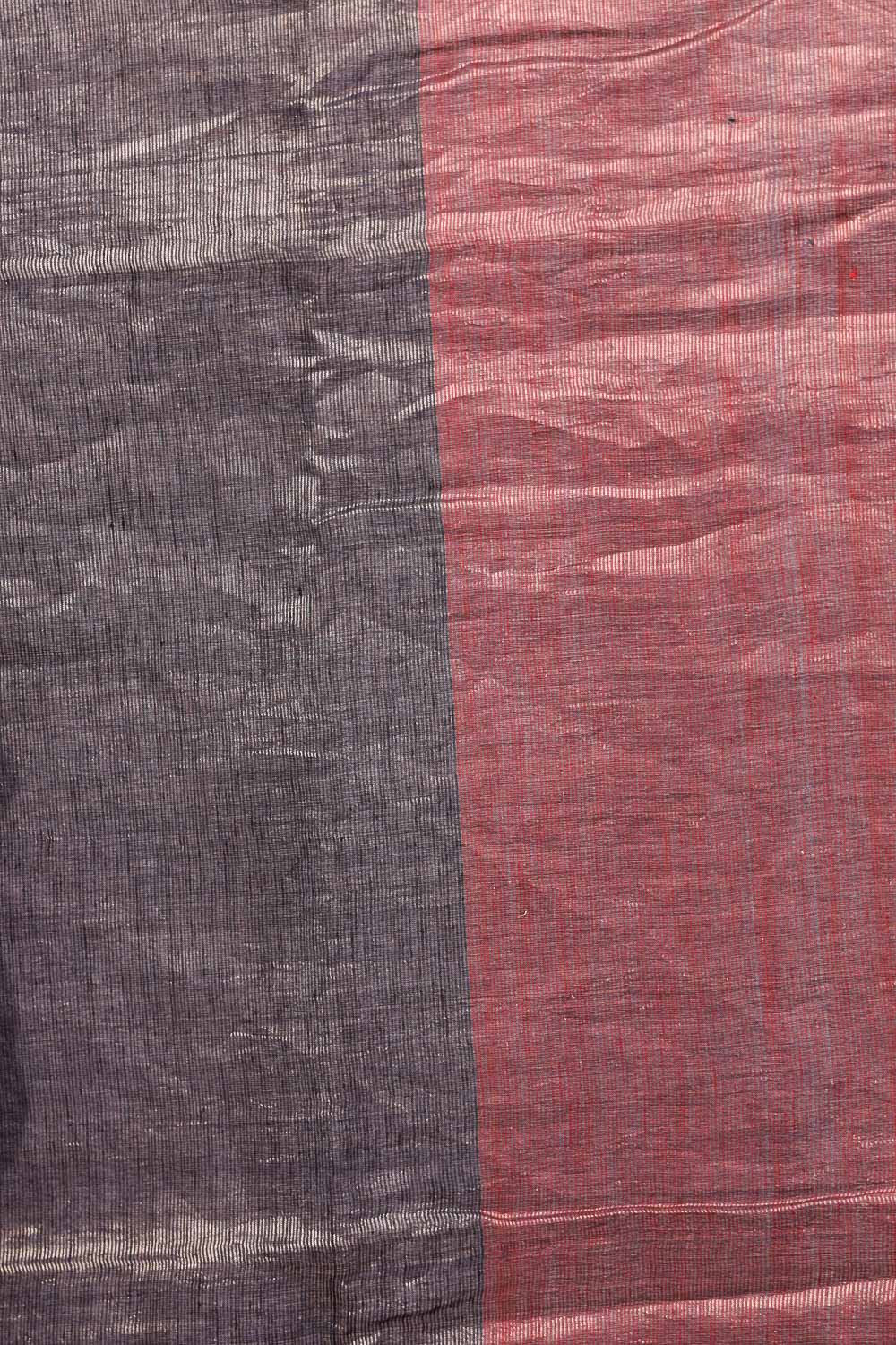 Black Tussar Silk Saree