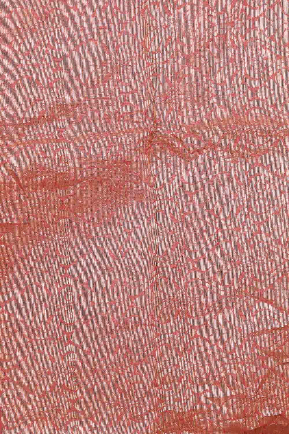 Brick Brown Cotton Silk Saree