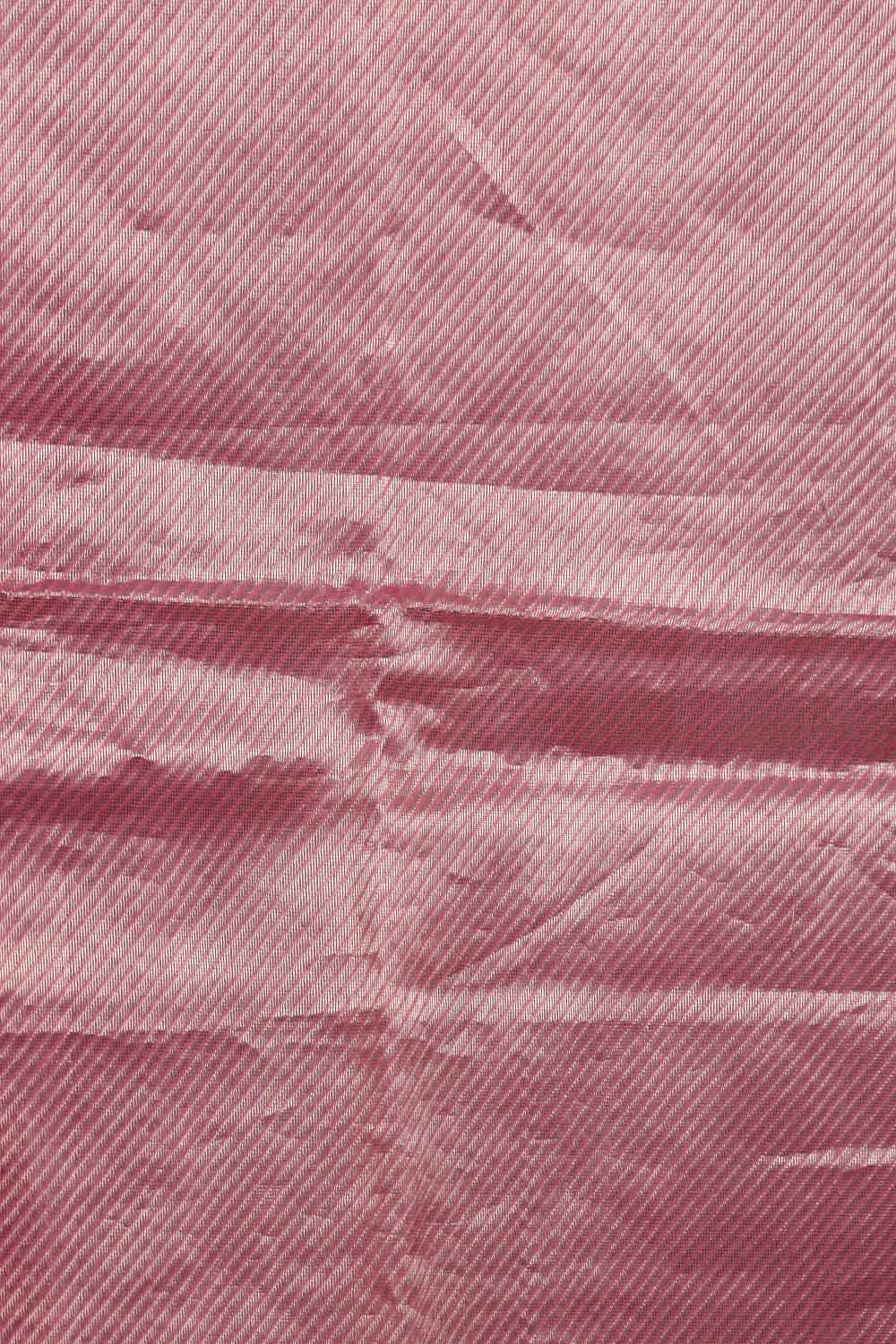 Pastel Pink Cotton Silk Saree