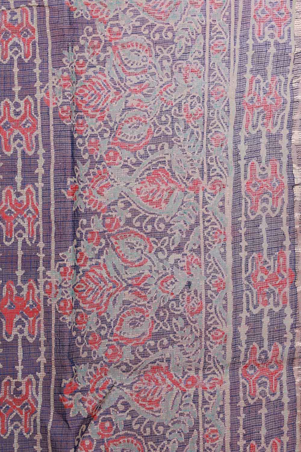 Indigo Silky Kota Saree