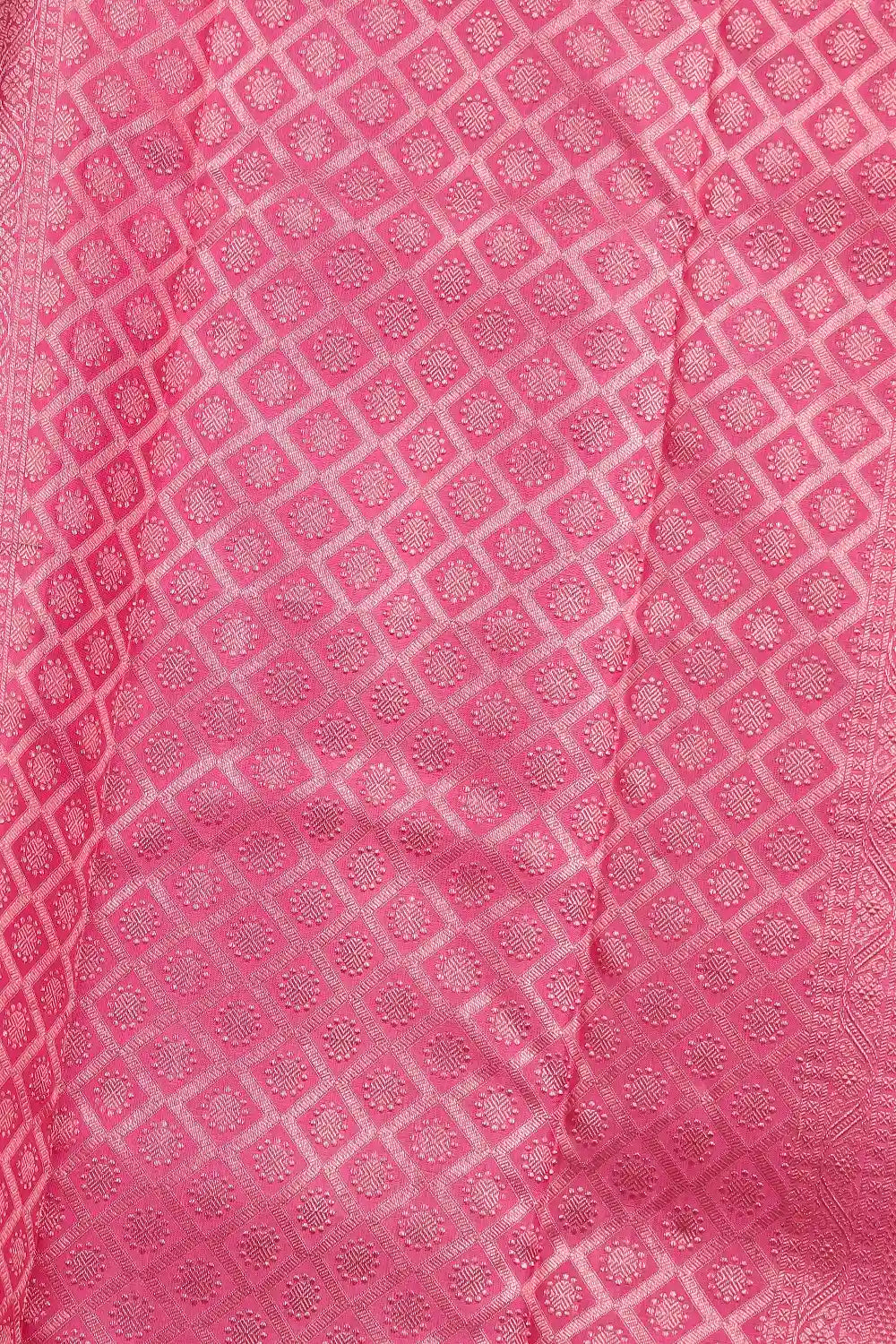 Baby Pink Kancheepuram Silk Saree