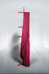 Wine Crepe Saree