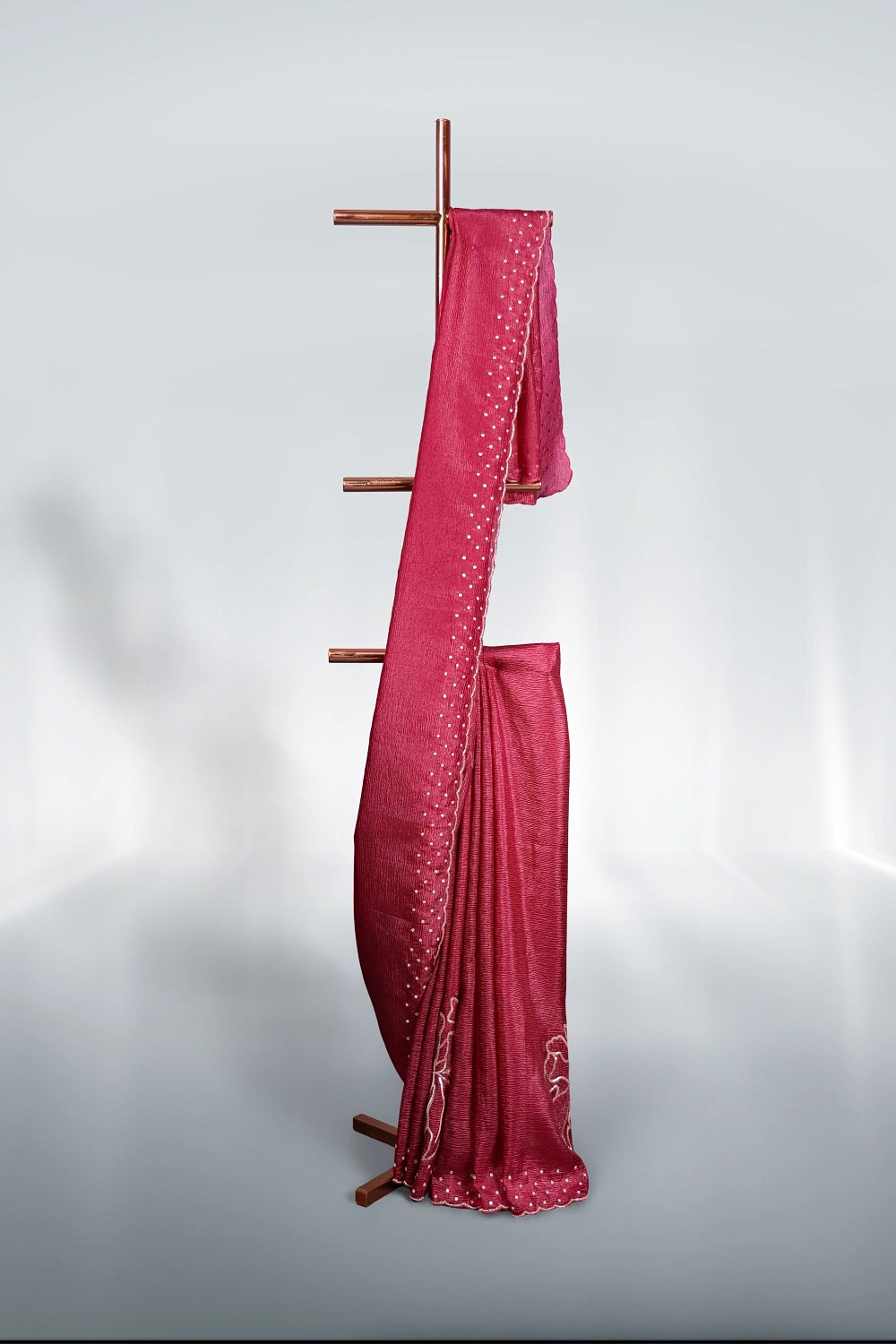 Wine Crush Saree
