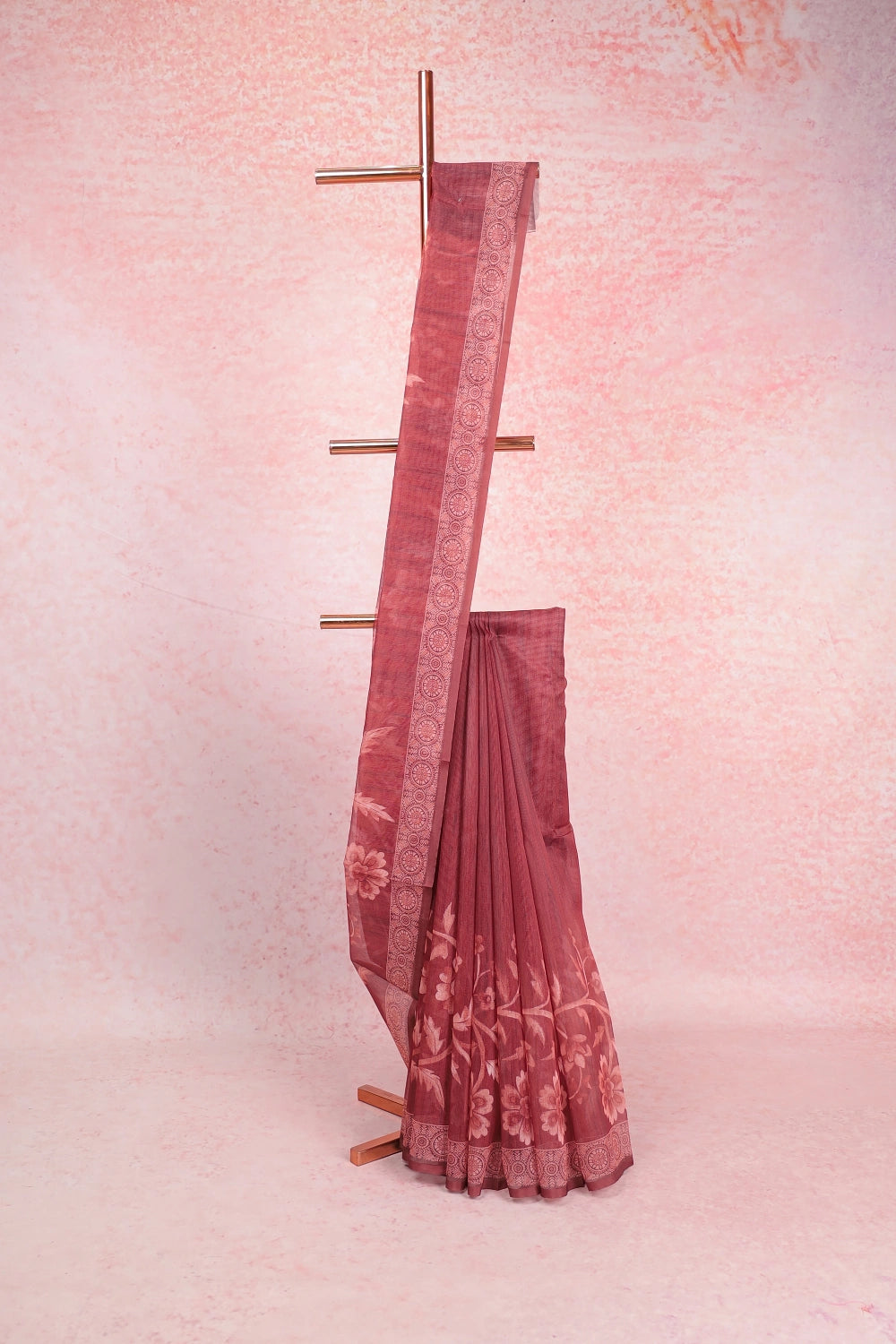 Coffee Brown Kota Saree