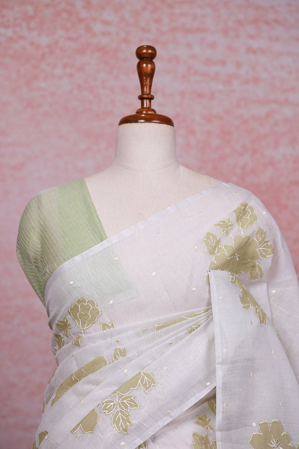Off White Tissue Kota Saree