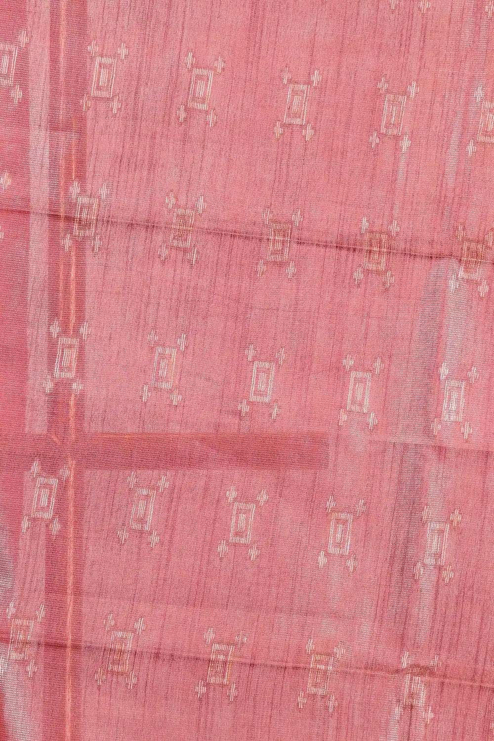 Bright Red Cotton Silk Saree