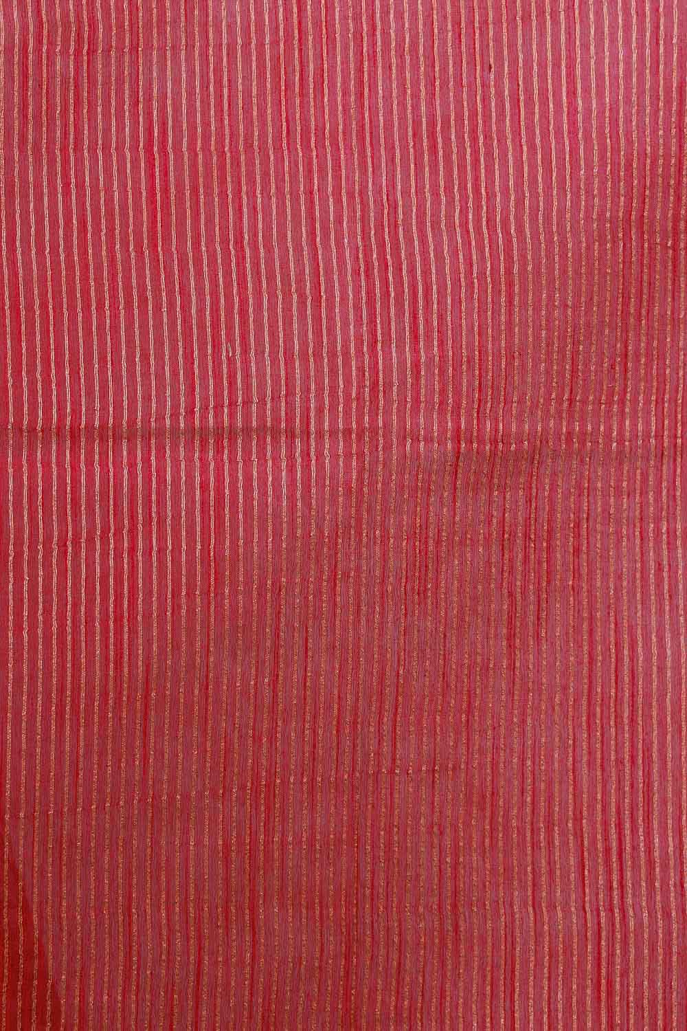 Wine  Semi Tussar Saree - Seematti
