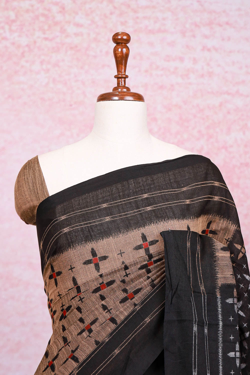 Chikku Color Cotton Saree
