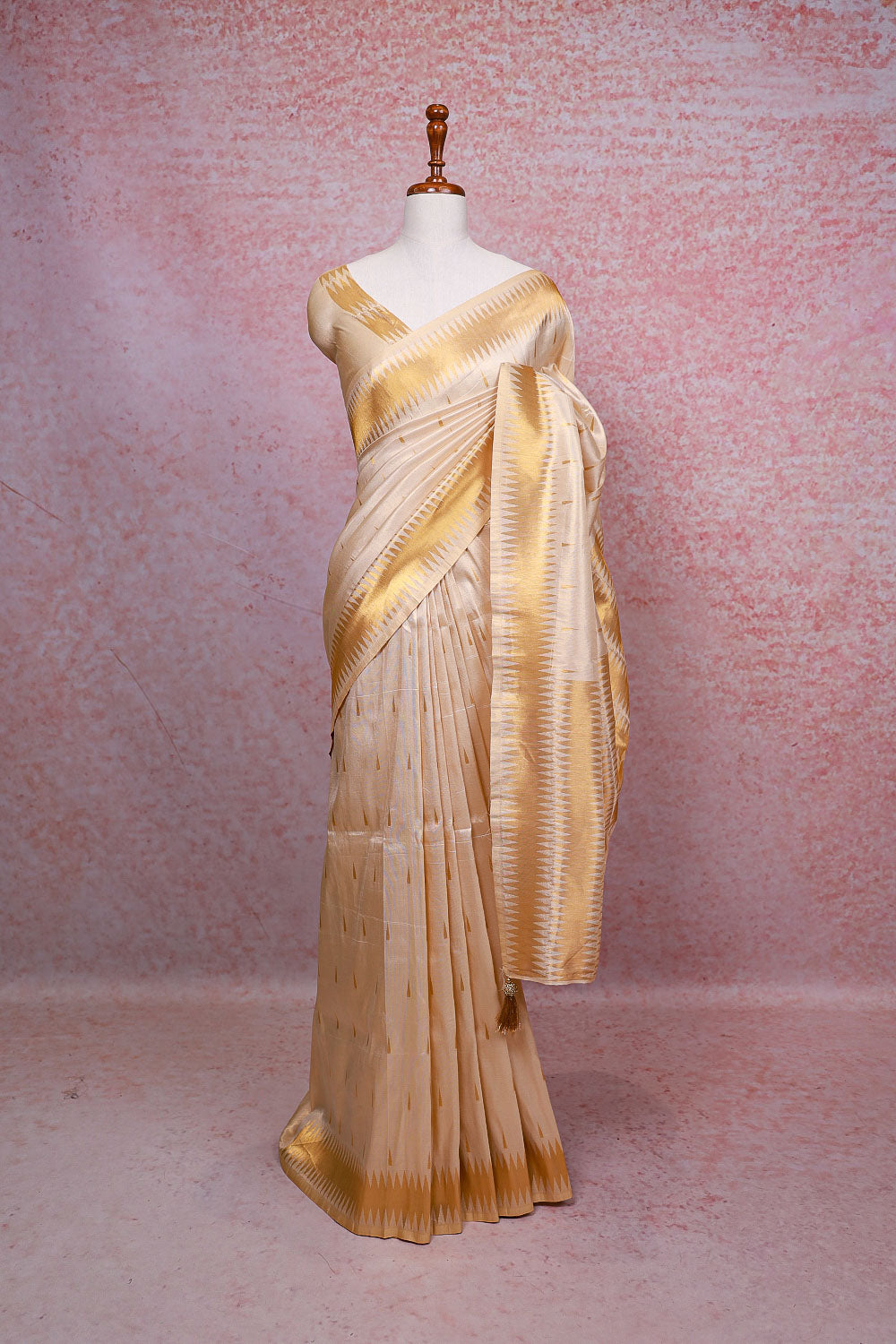 Golden Tissue Saree