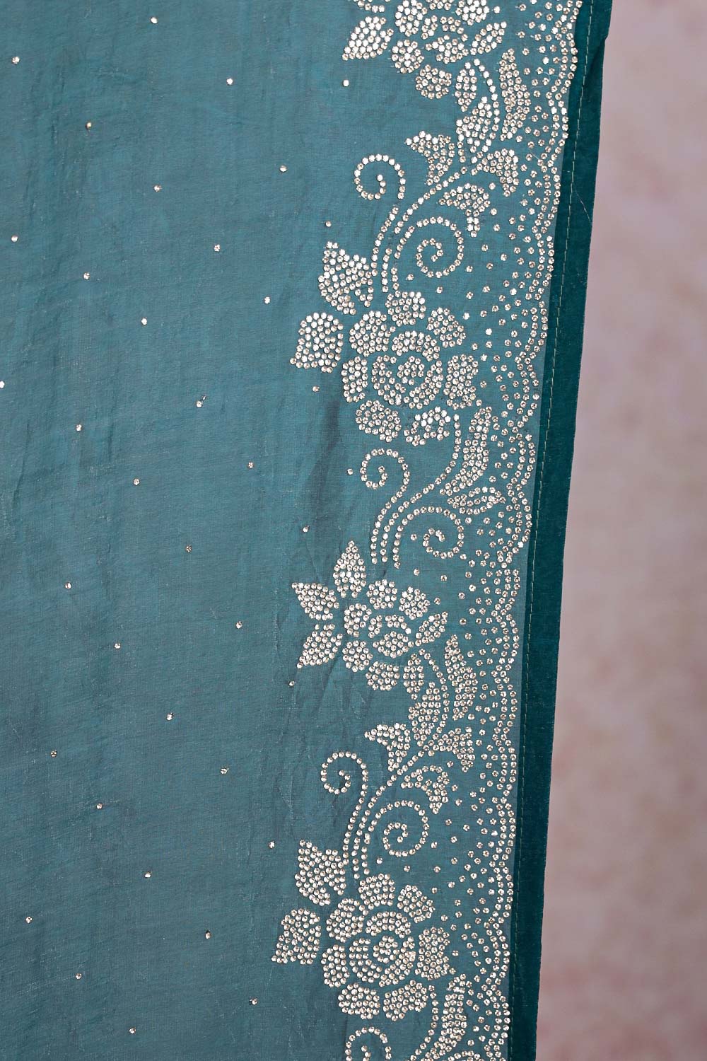Green Organza Saree