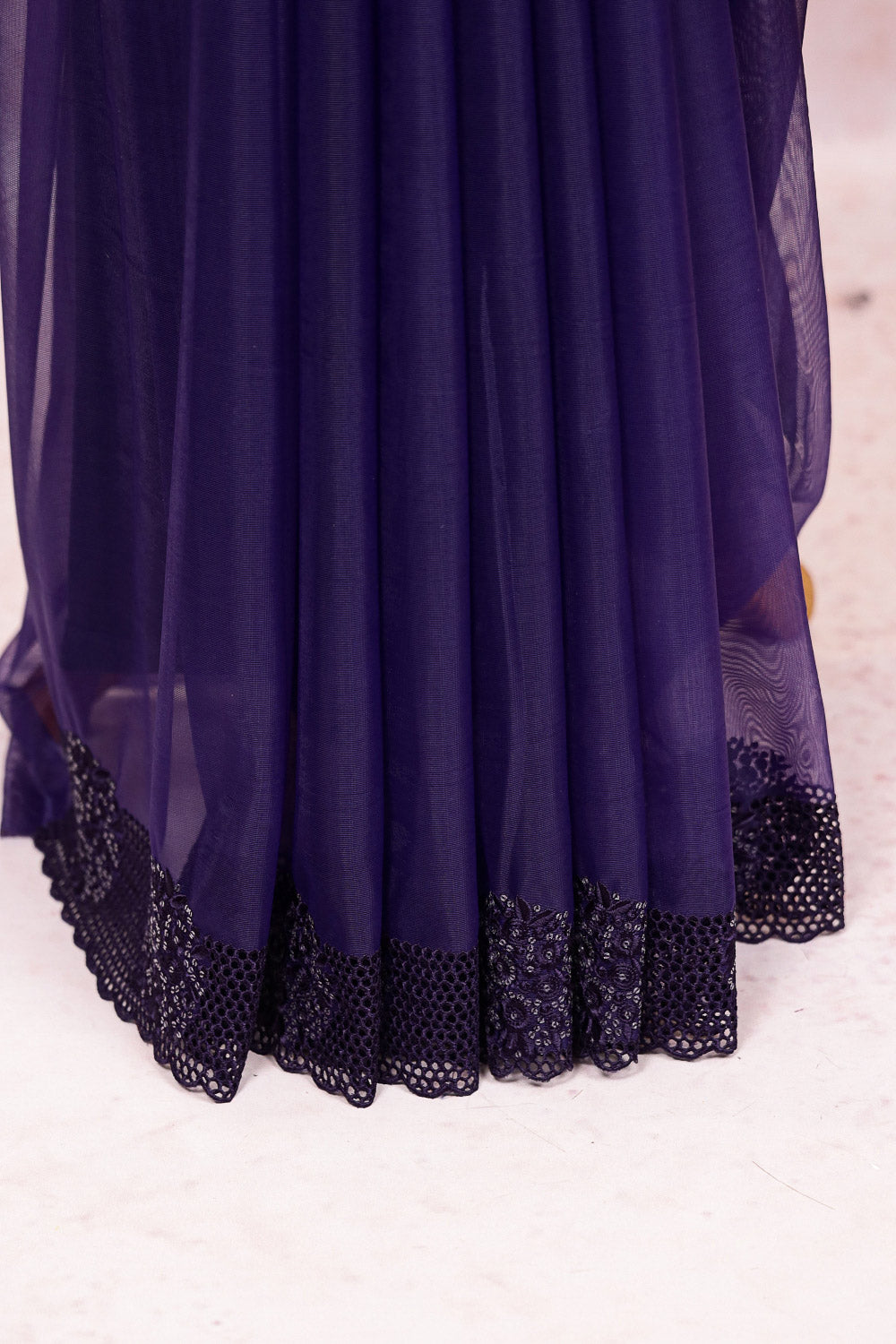 Violet Tissue Organza Saree
