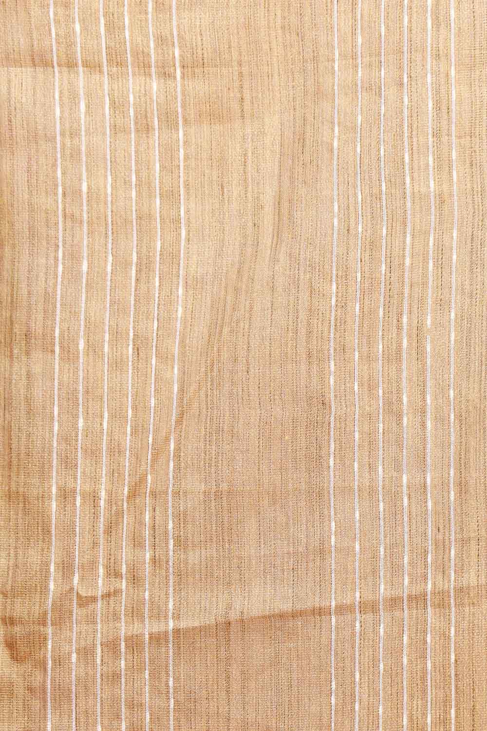 Golden Yellow Semi Jute Saree