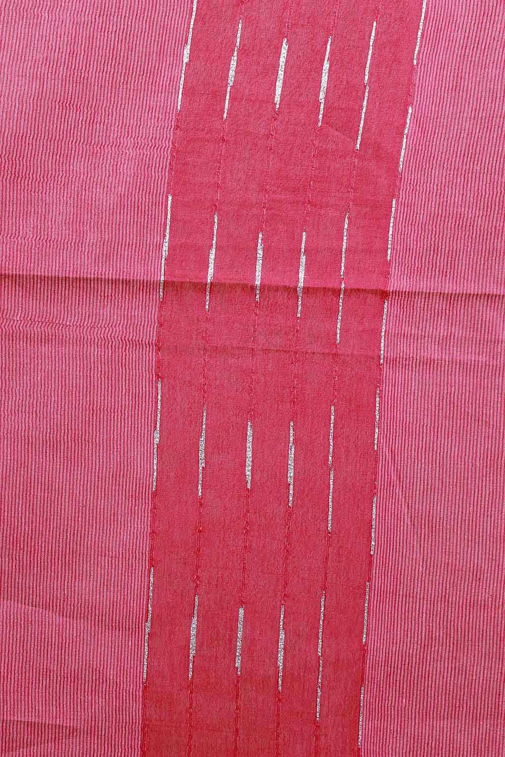 Rani Pink Semi Tussar Saree - Seematti