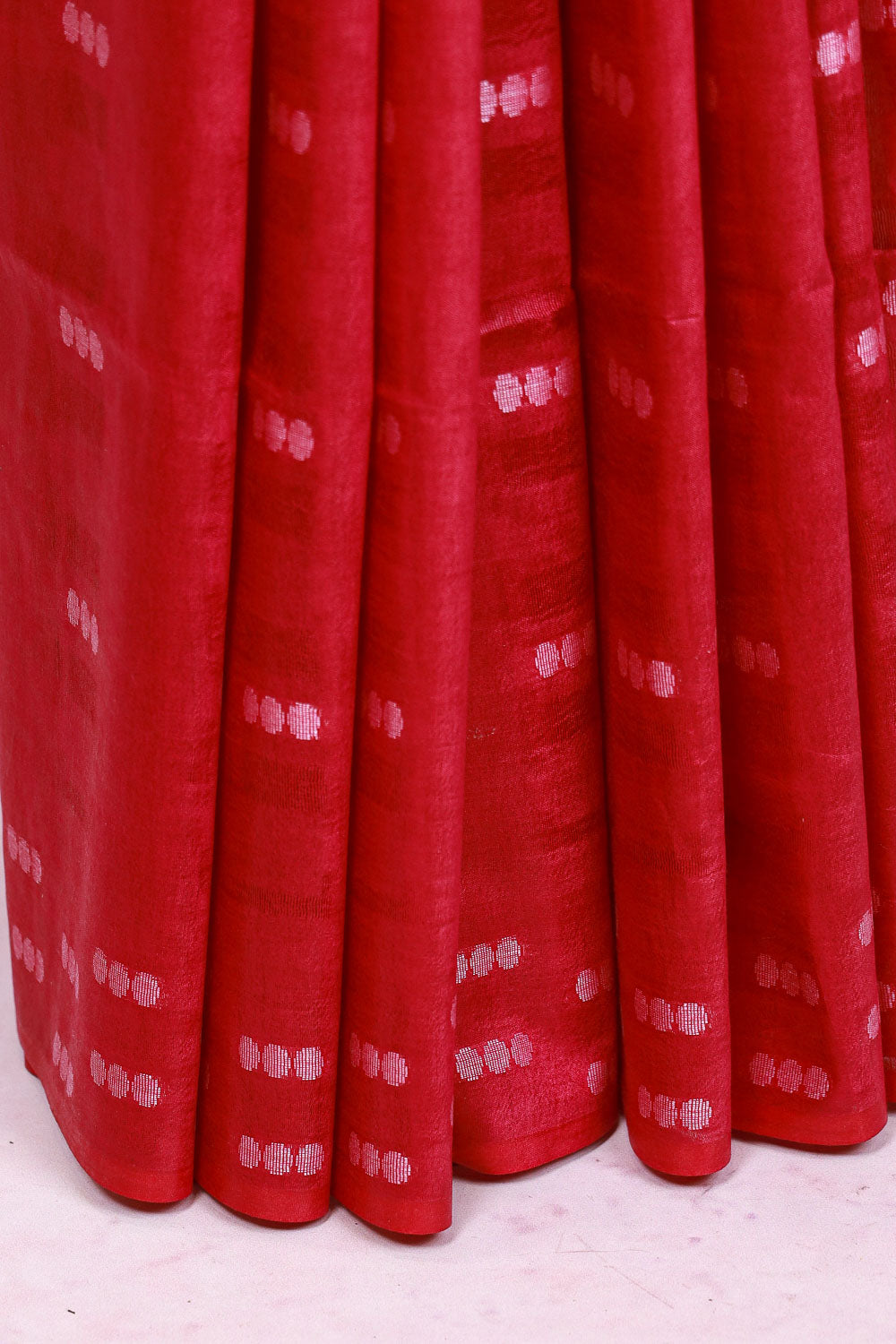 Rani Pink Semi Tussar Saree - Seematti