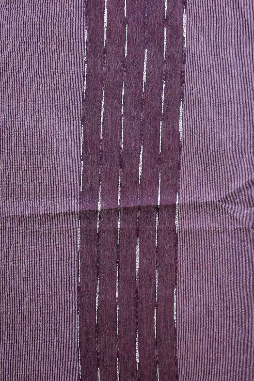 Grape Semi Tussar Saree