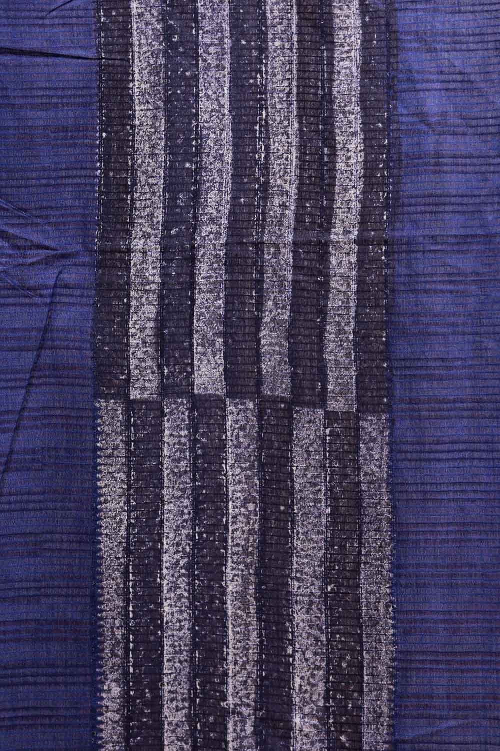 Blue Semi Tussar Saree