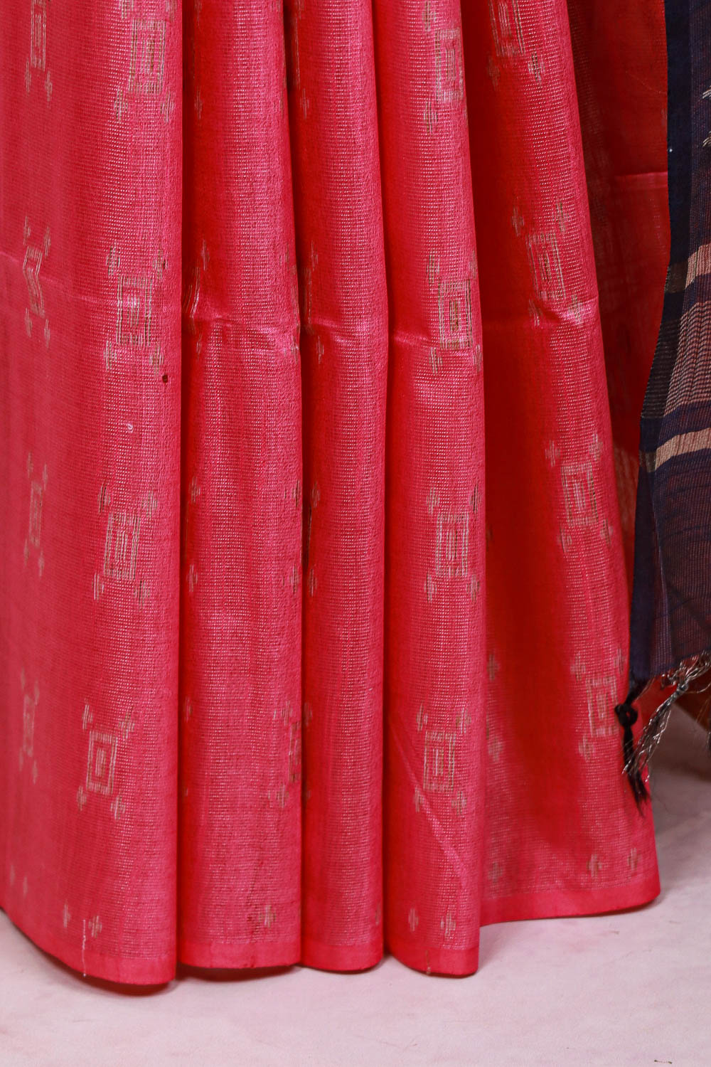 Pink Semi Tussar Saree - Seematti