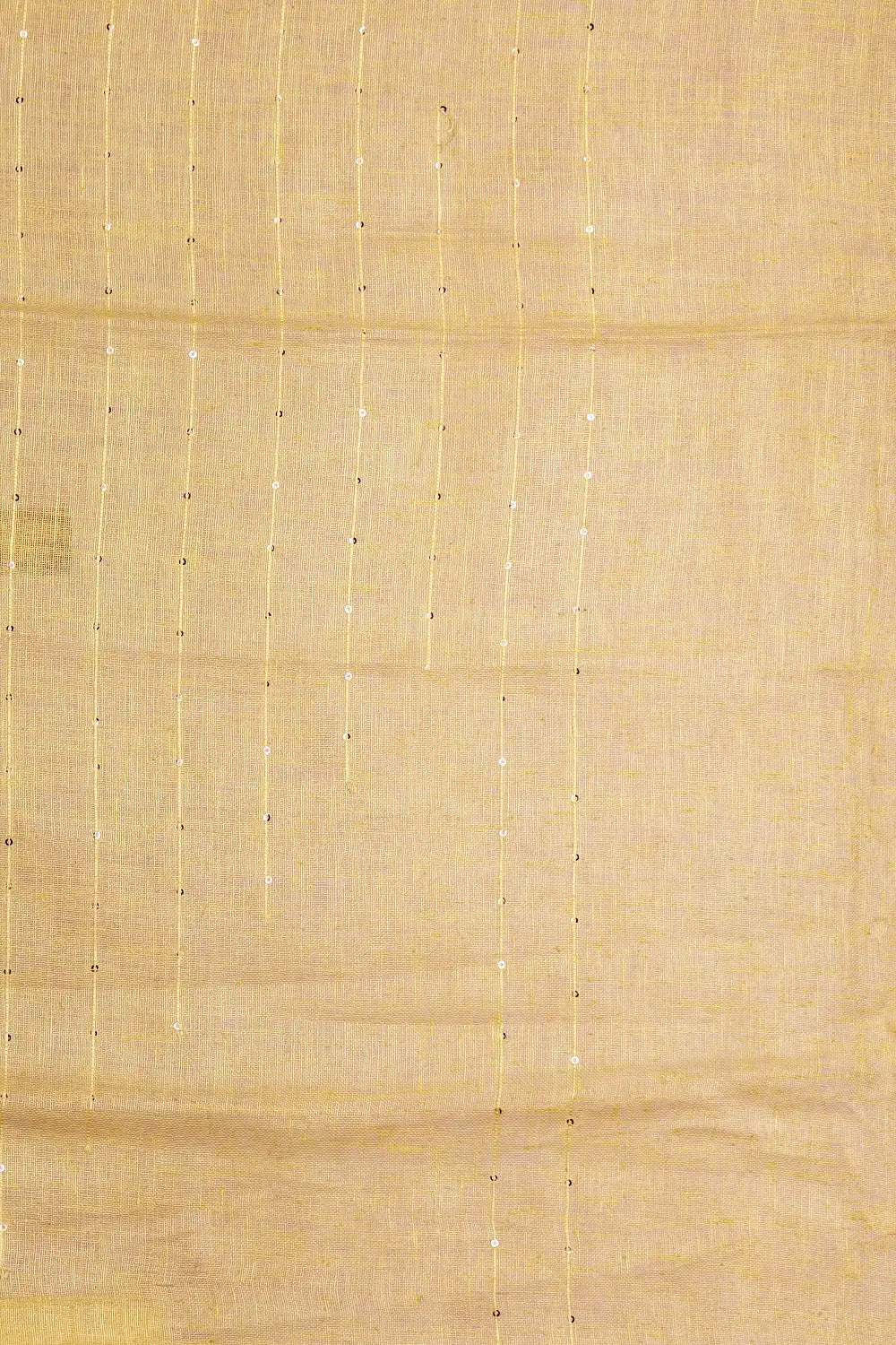 Yellow Linen Saree