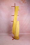 Yellow Linen Saree