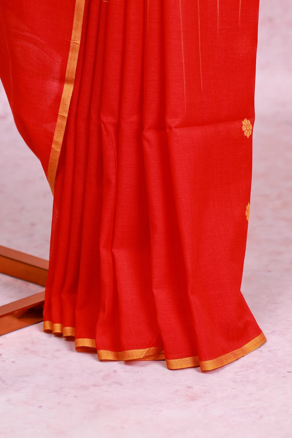 Red Mul Cotton Saree
