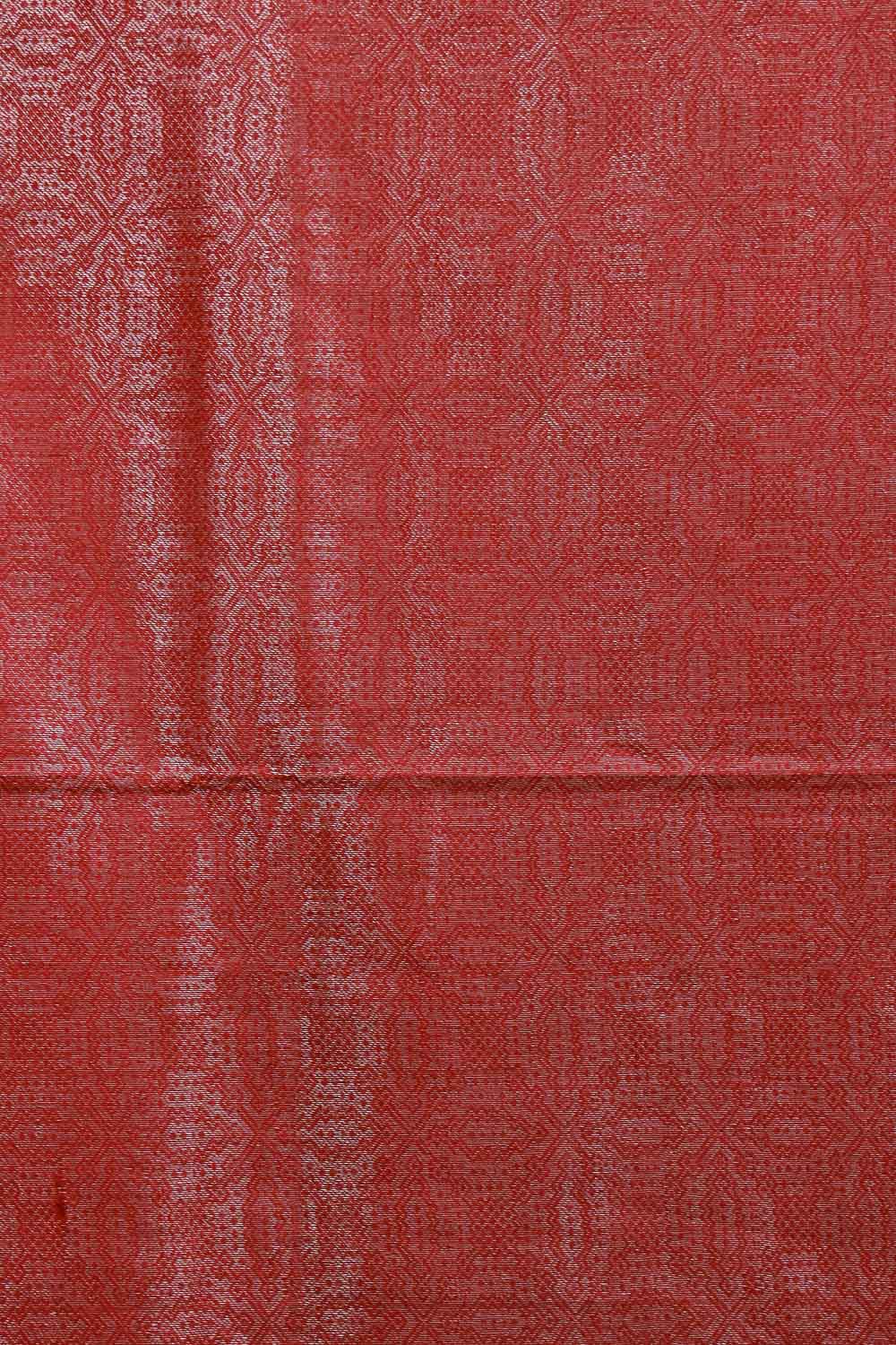 White Semi Tussar Saree - Seematti