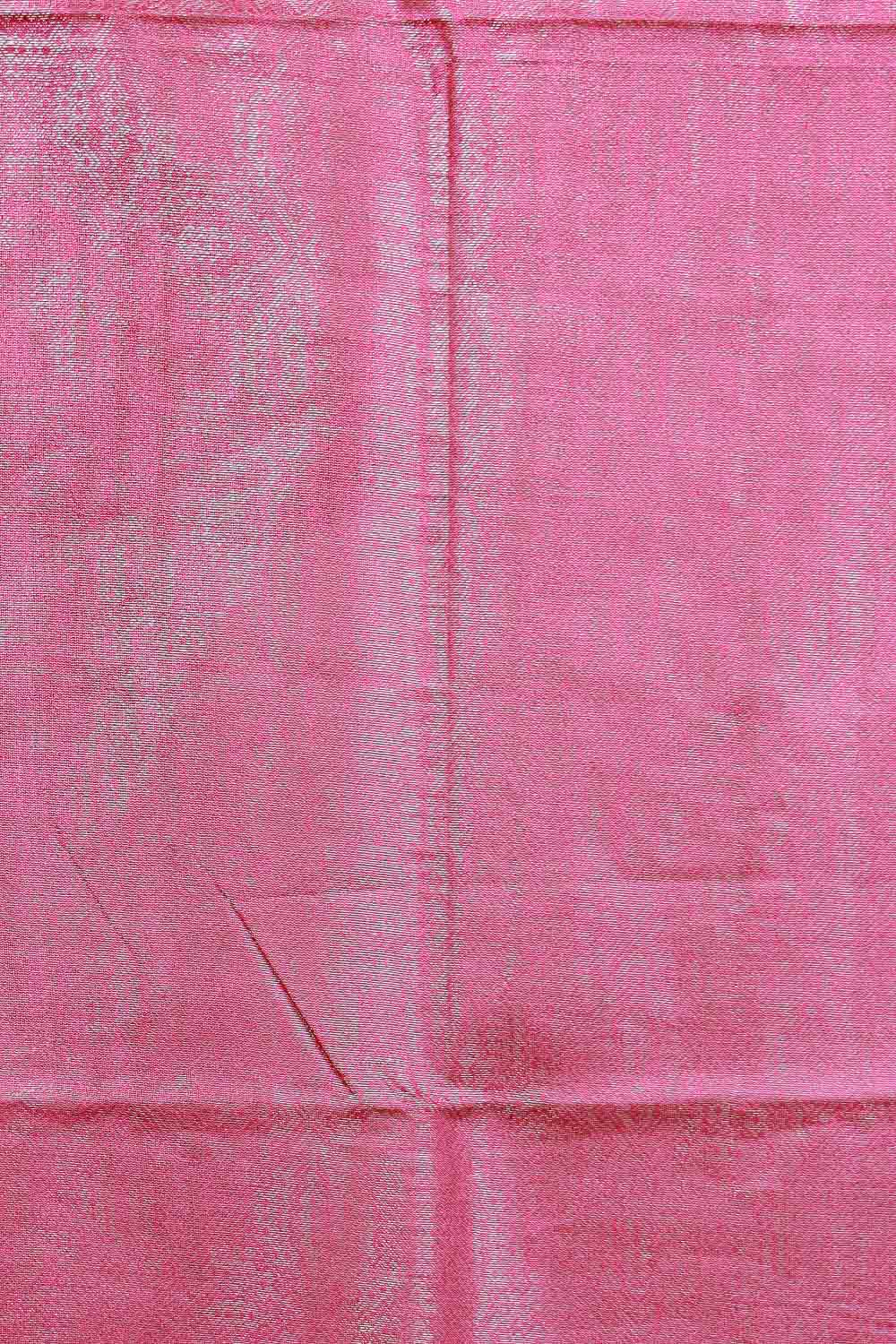 White Semi Tussar Saree - Seematti