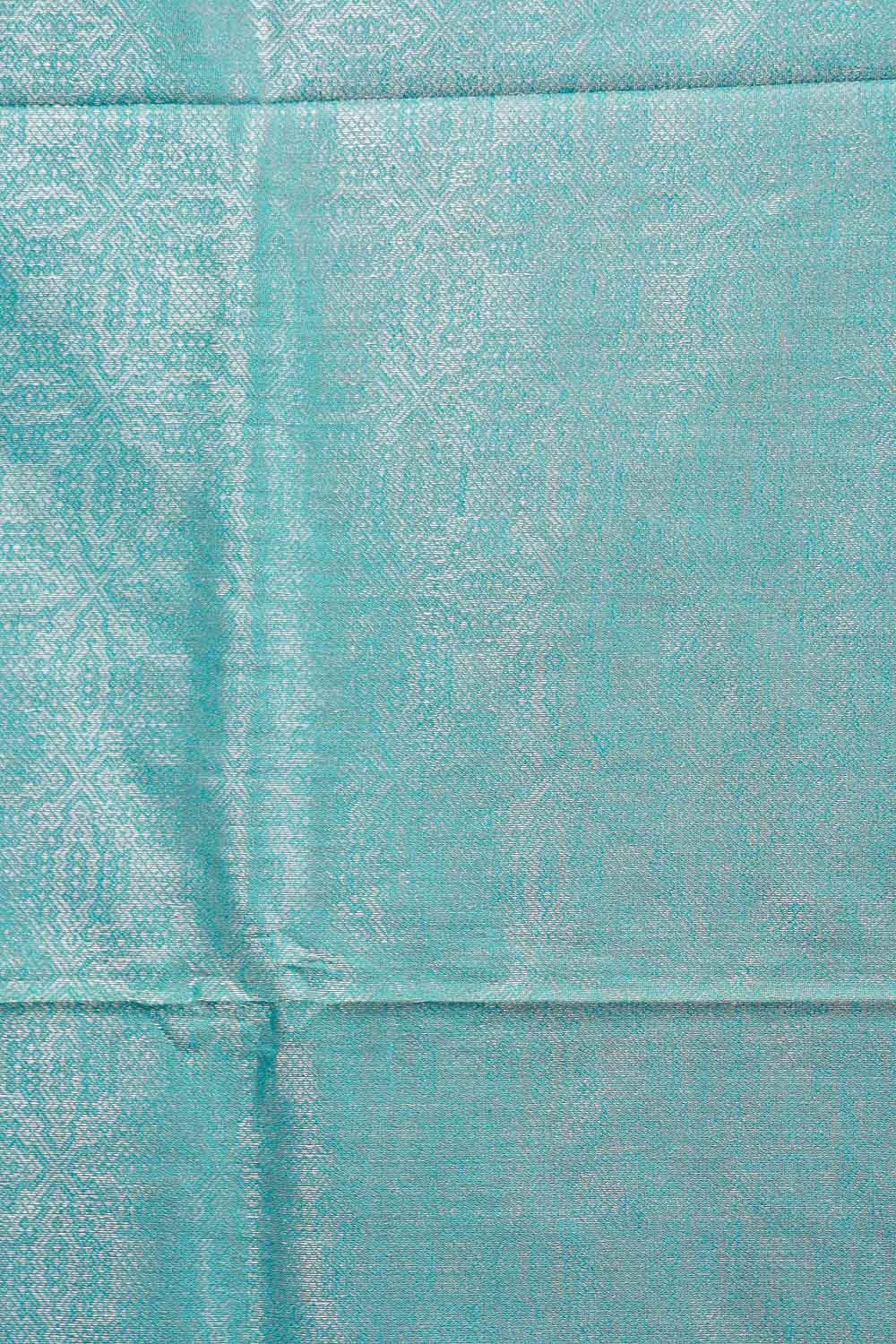 White Semi Tussar Saree - Seematti