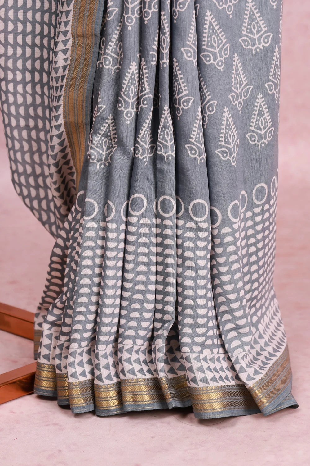 Multi Colour Chanderi Saree
