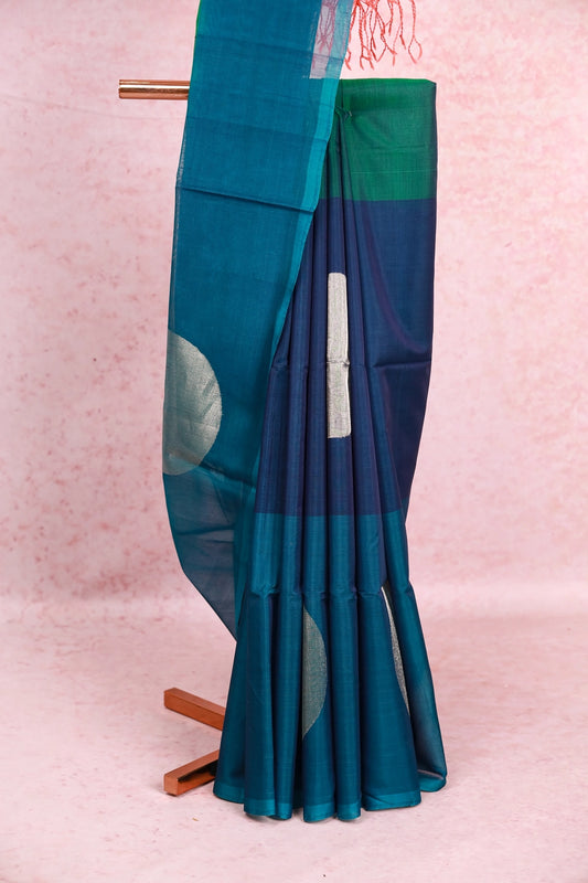 Multi Colour Cotton Silk Saree