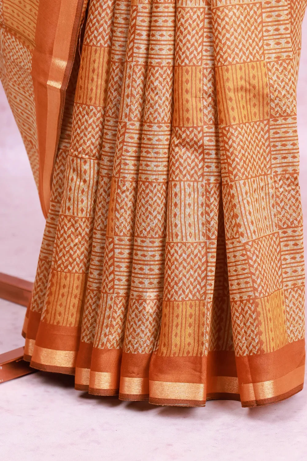 Mustard Yellow Soft Cotton Saree