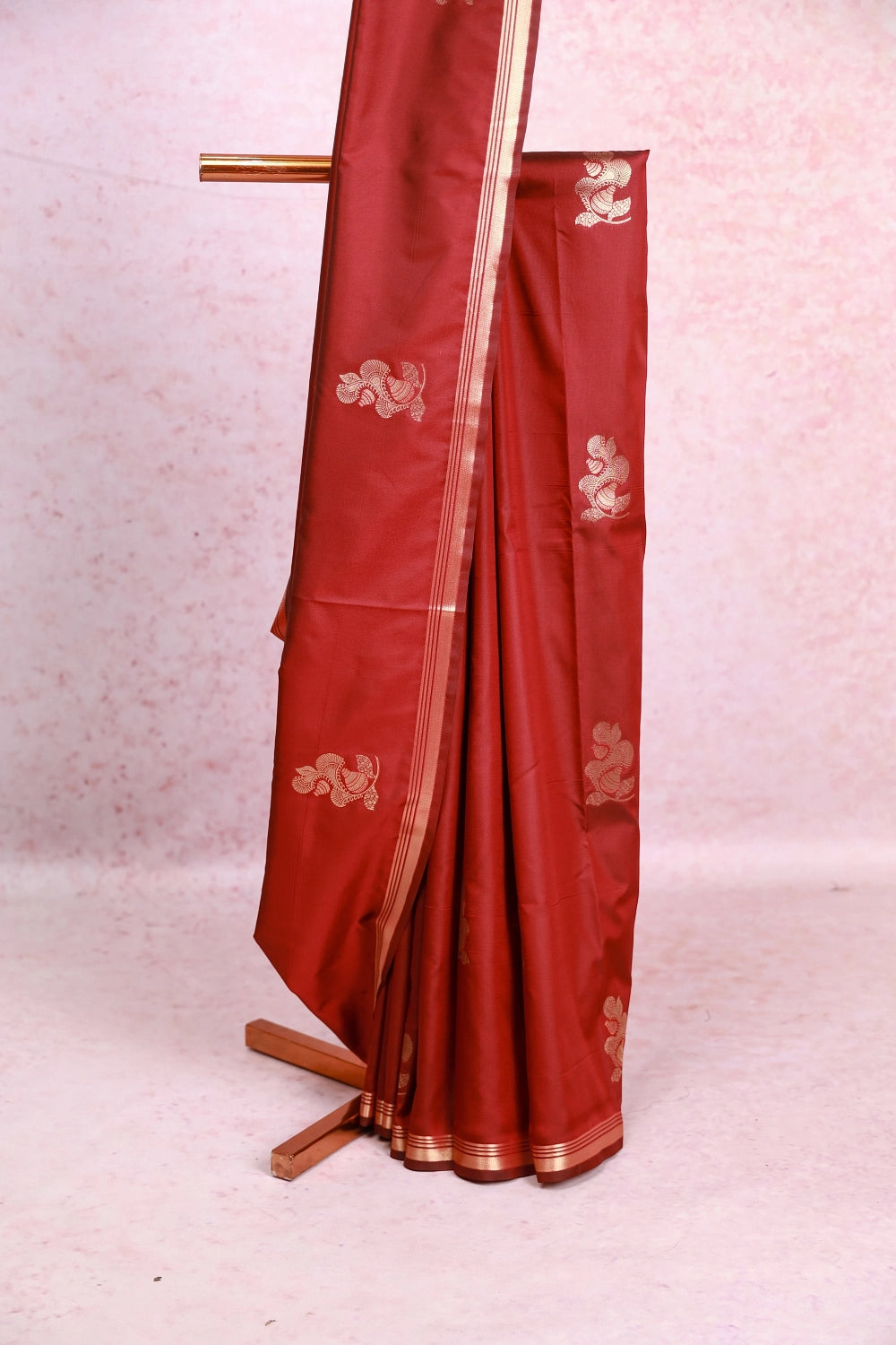Brown Soft Silk Saree