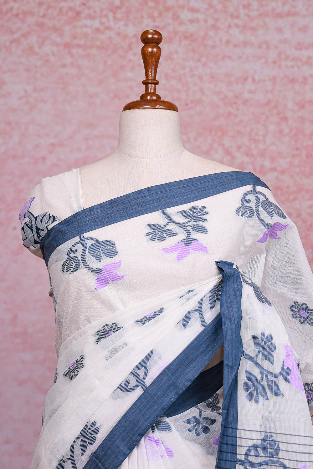 White Cotton Saree
