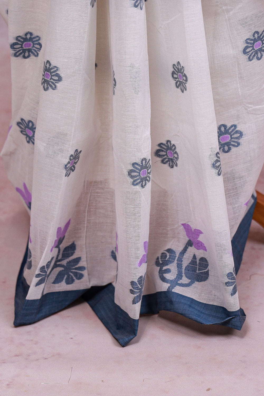 White Cotton Saree