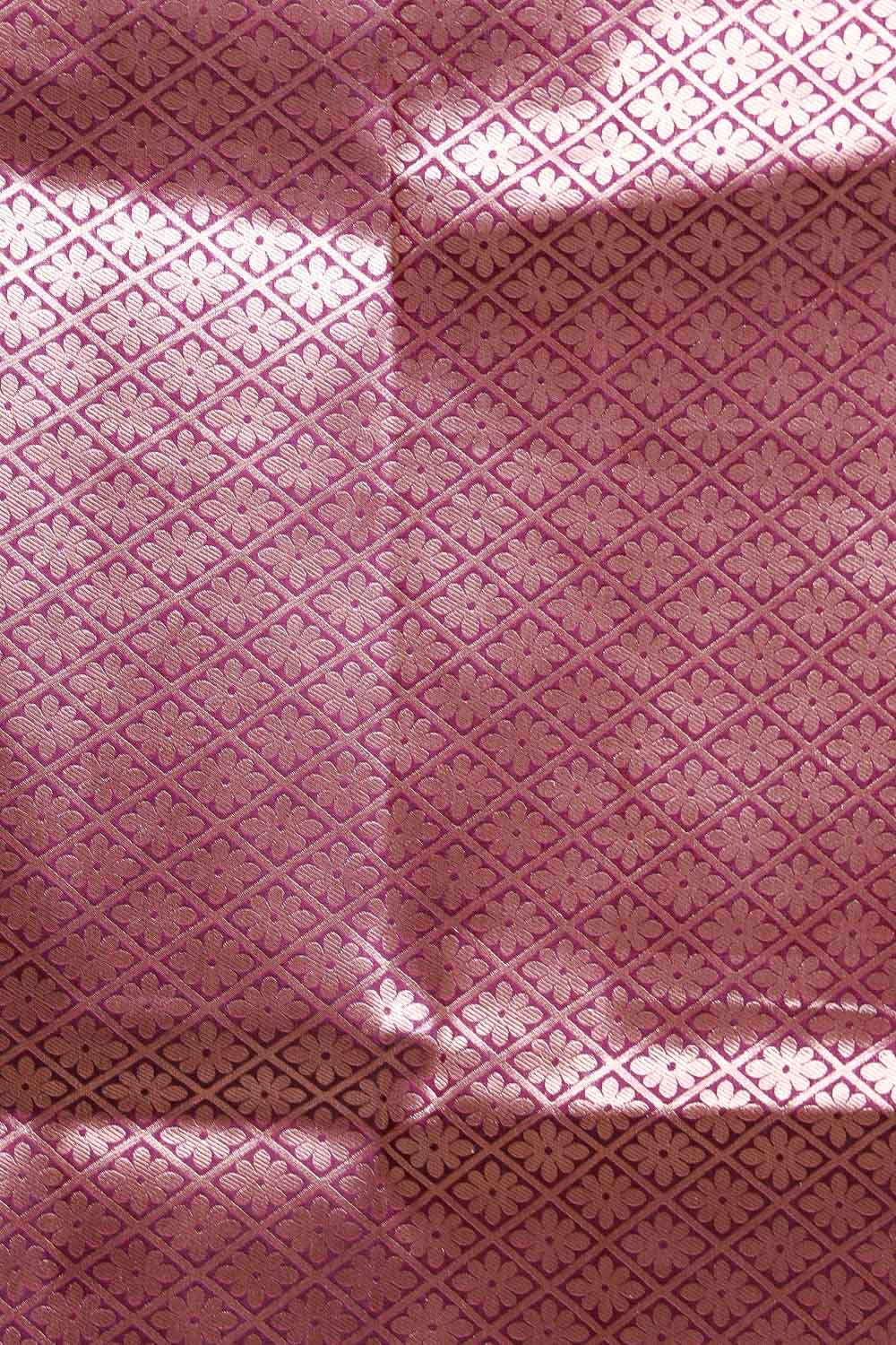Ash Semi Silk Saree