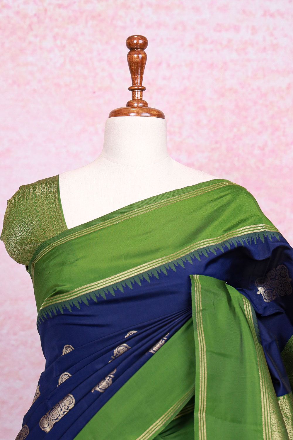 Blue Semi Silk Saree
