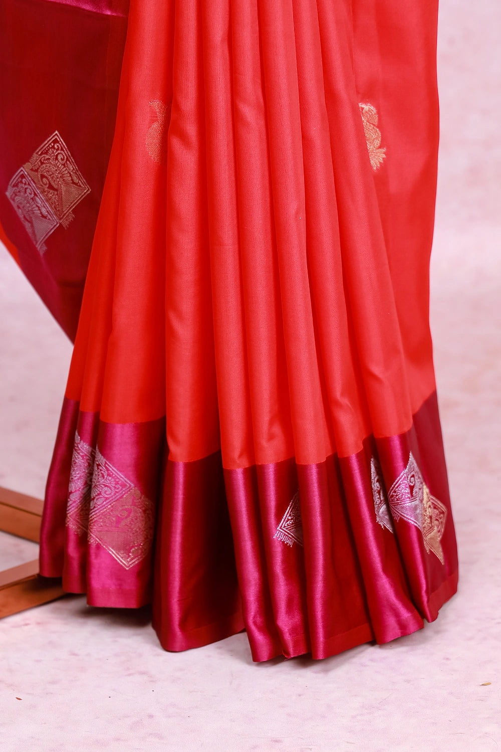 Orange Soft Silk Saree